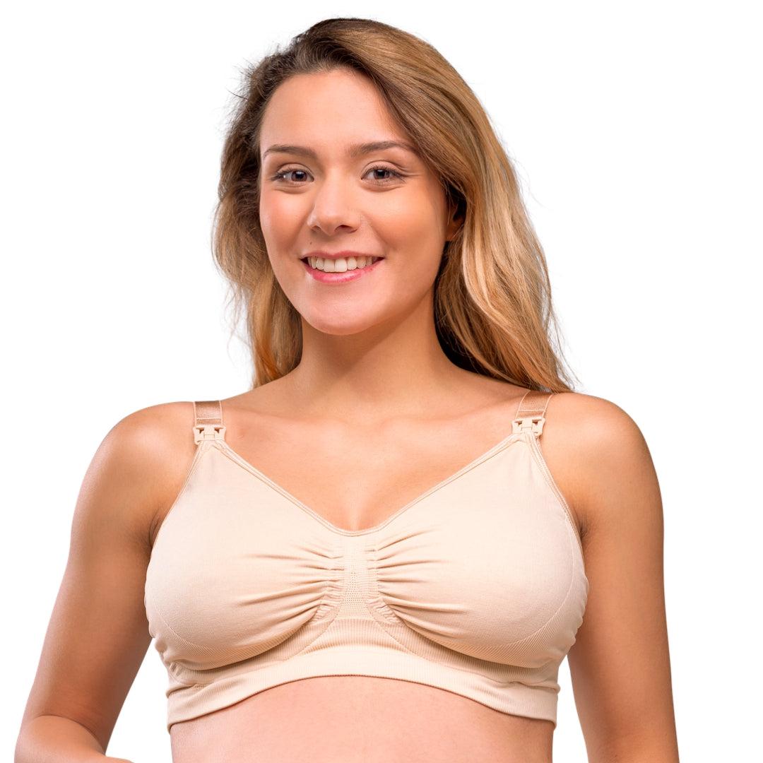 Carriwell Voedingsbeha met gelbeugel - Zonder vulling - Nude - Voedingskleding - MamaMilla