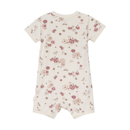 Celavi Jumpsuit met korte mouwen en bloemen - Rose Cloud - Jumpsuit - MamaMilla