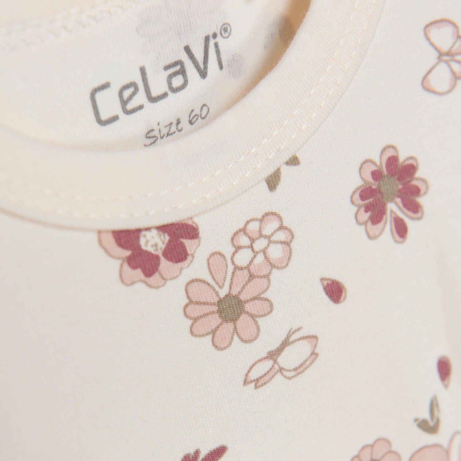 Celavi Jumpsuit met korte mouwen en bloemen - Rose Cloud - Jumpsuit - MamaMilla