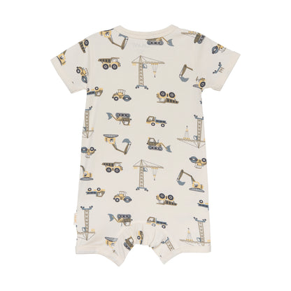 Celavi Jumpsuit met korte mouwen en pijpen - Werkauto&