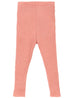 Dunne wollen legging van merinowol – Zachtroze – Disana biologische babykleding