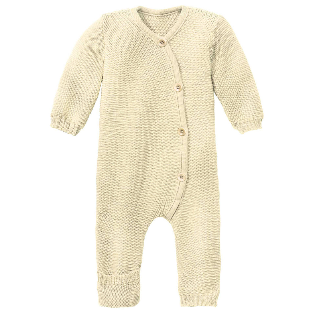 Gebreide onesie van merinowol – Nature – Disana biologische babykleding