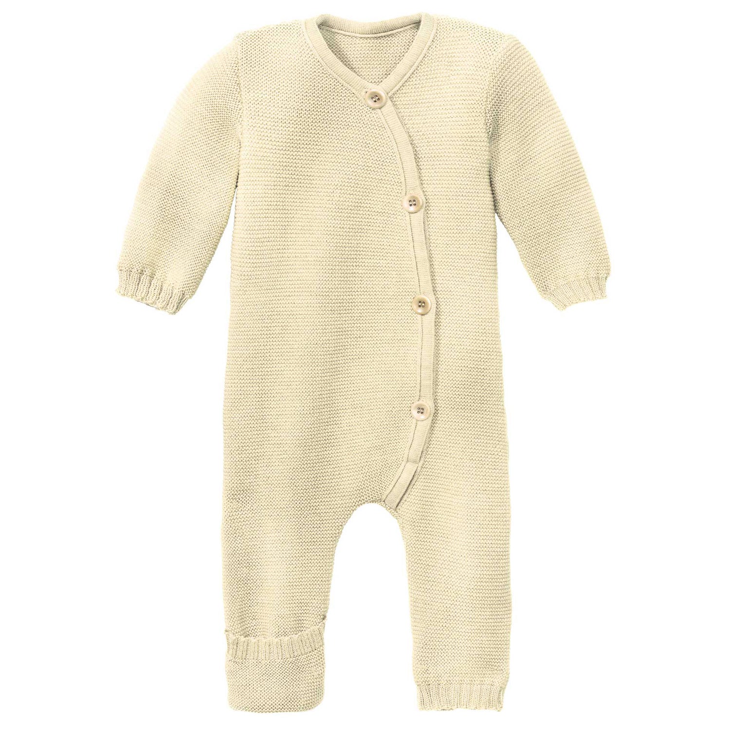 Gebreide onesie van merinowol – Nature – Disana biologische babykleding