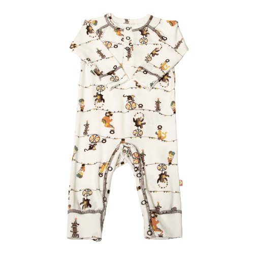 Katvig jumpsuit met motief - Off white - Jumpsuit - MamaMilla