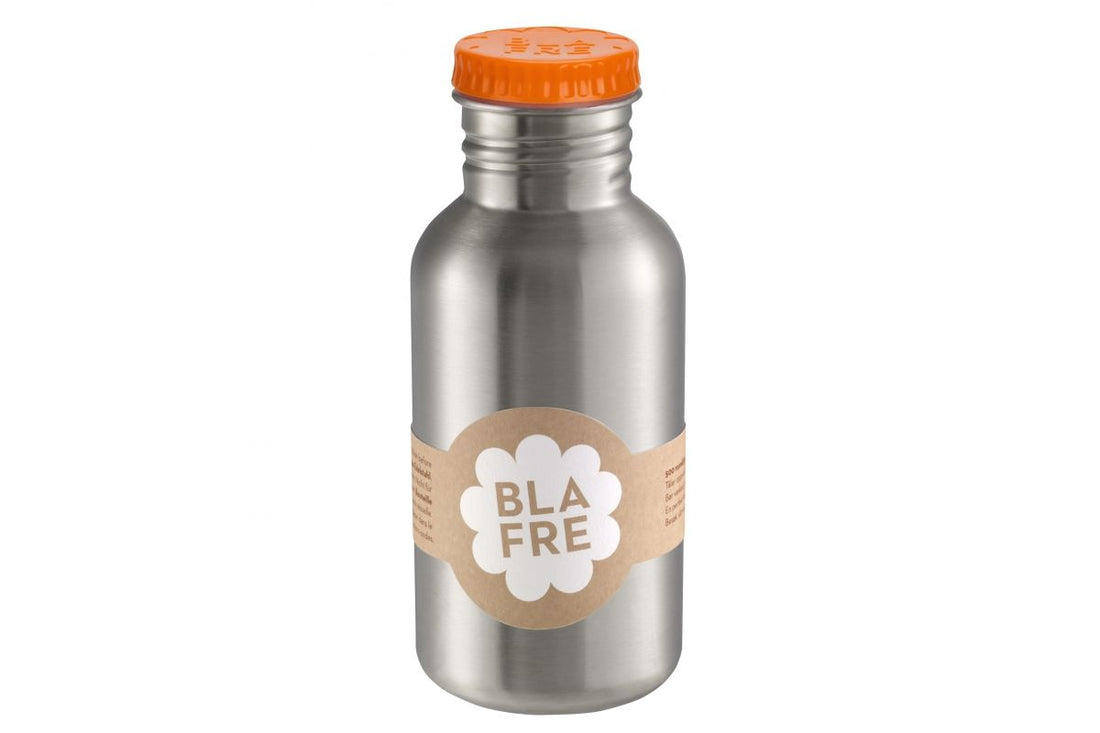 BLAFRE drinkfles in roestvrij staal - 500 ml - Oranje - Drinkfles in staal - MamaMilla