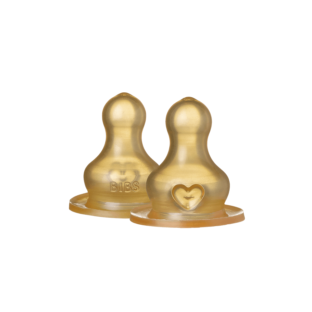 BIBS 2-pack antikolik flaskesut – Slow Flow - MamaMilla