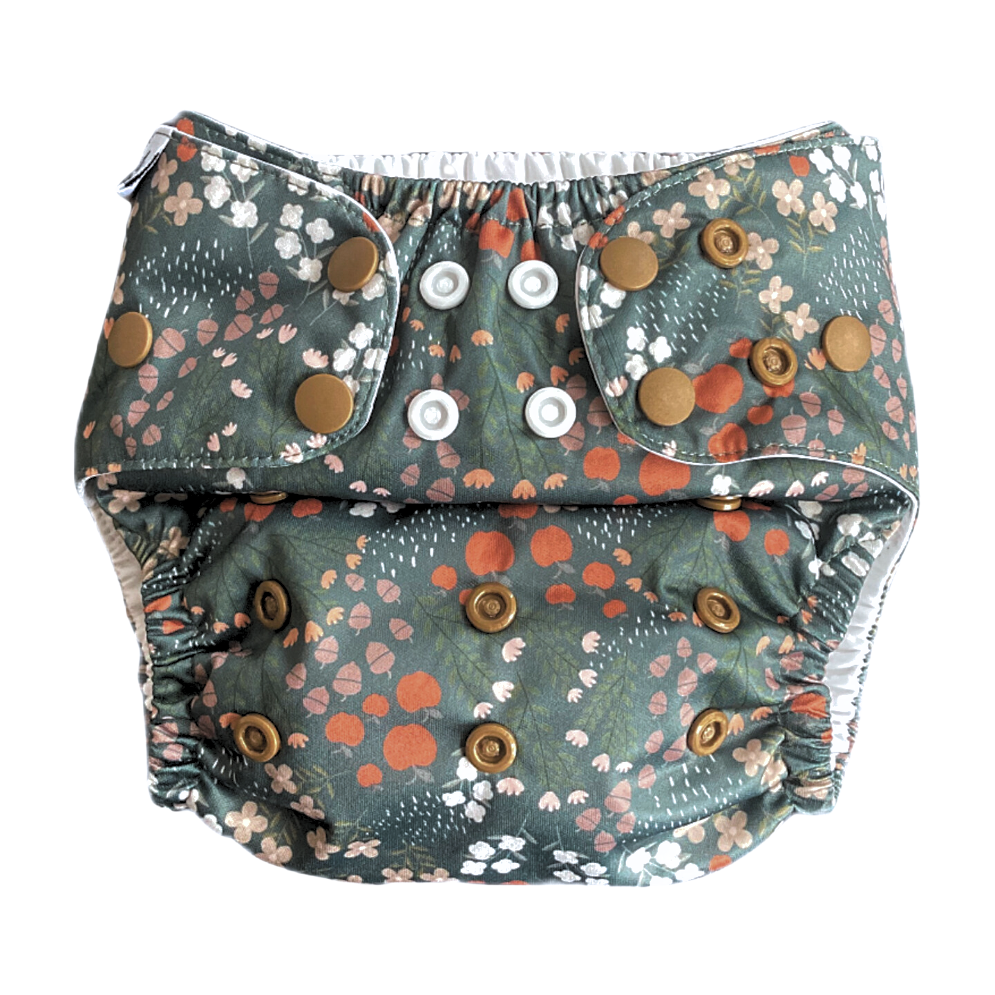Het Zweedse bos | Zakluier | Slank 3-15kg: Hopbloemen beige / Geen inzetstukken - - MamaMilla