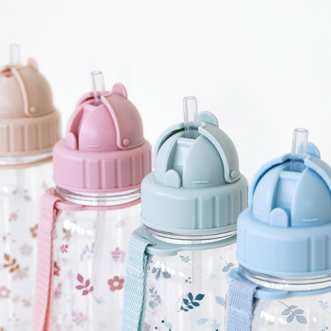 Drinkfles met uitloop in tritan kunststof - 500 ml - Salieblaadjes - Kunststof drinkfles - MamaMilla