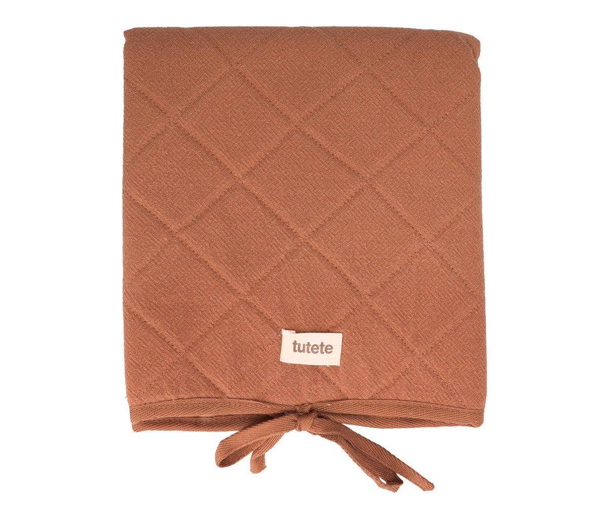 Tutete foldbar puslepude i bomuld - Brun