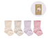 STUCKIES sokken voor newborn met naadloze teen en "blijf aan" - 4 pack - Blossom - Sokken - MamaMilla