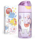 BEARFOOT Lichtgewicht drinkfles met handvat en gemakkelijk te openen - 450 ml - Lama - Plastic drinkfles - MamaMilla