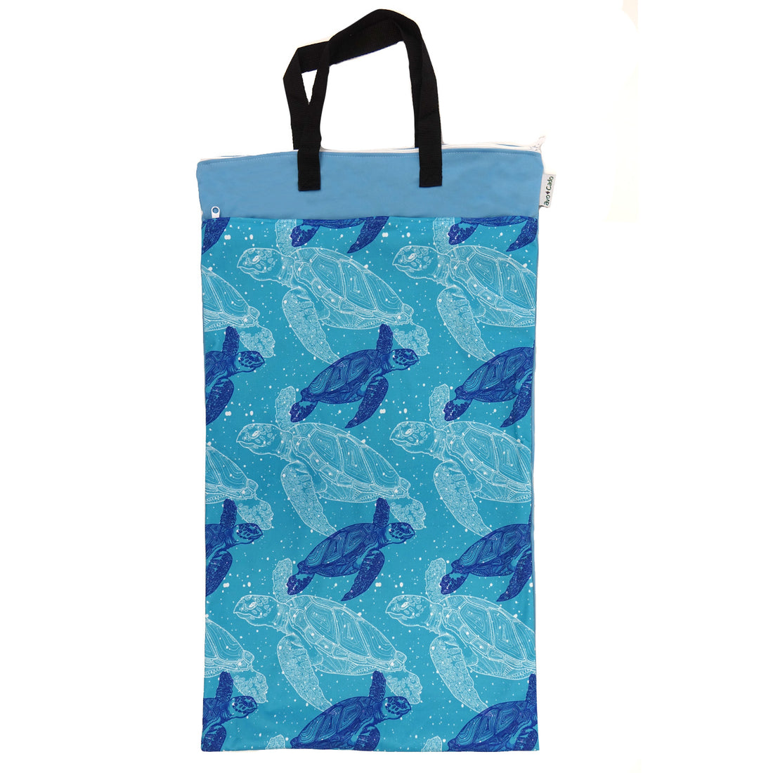 avo+cado Wetbag Large met twee compartimenten en Hank - Turtles - Wetbag large - MamaMilla