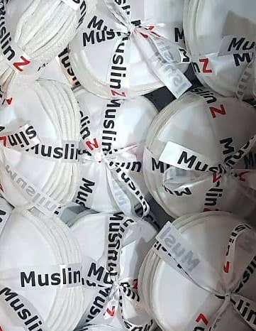 MuslinZ Zoogcompressen in bamboe/katoenen badstof 11 cm - 3 paar - Zoogcompressen (herbruikbaar) - MamaMilla