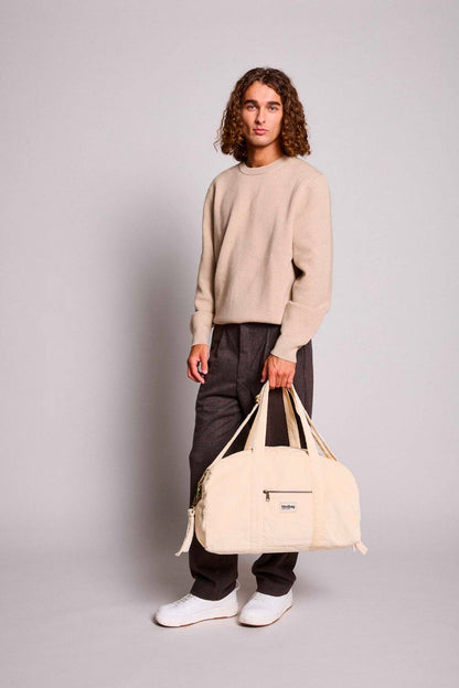 Hindbag Pusletaske Økologisk Fløjl Beige