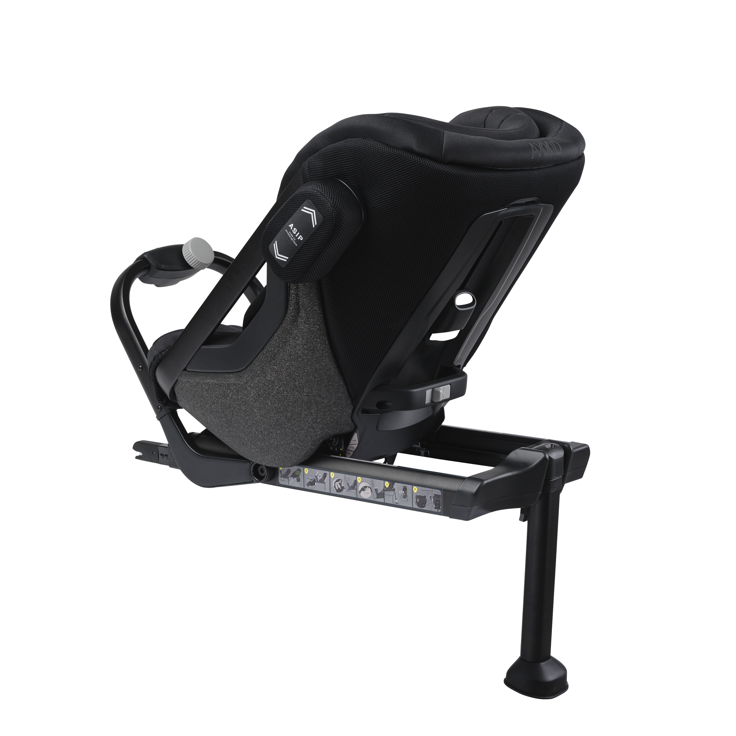 Axkid ONE 2 - Tar - iSize 61-125 cm - TENTOONSTELLING - 61-125 cm (3 maanden tot 7 jaar) - MamaMilla