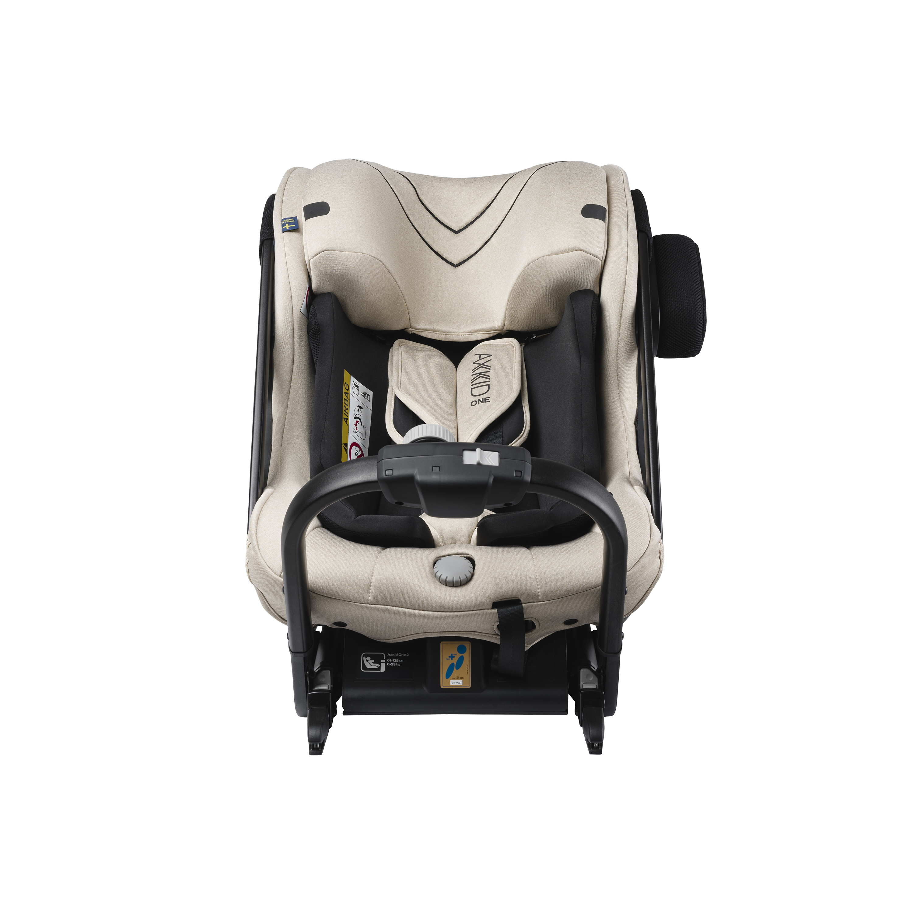 Axkid ONE 2 - Brick Melange - iSize 61-125 cm - 61-125 cm (3 maanden tot 7 jaar) - MamaMilla