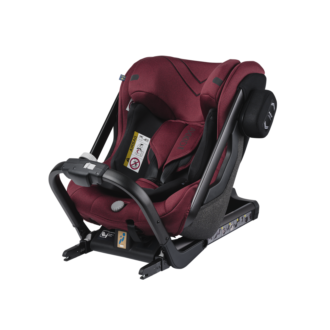 Axkid ONE 2 - Tegel Melange - iSize 61-125 cm - 61-125 cm (3 maanden t/m 7 jaar) - MamaMilla