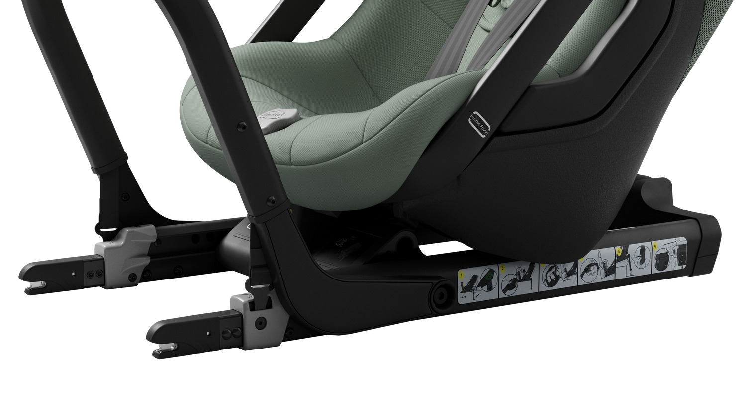 Axkid ONE+ 3 - Nordic Bloom Groen - iSize 40-125 cm - 40-125 cm (Pasgeboren tot 7 jaar) - MamaMilla
