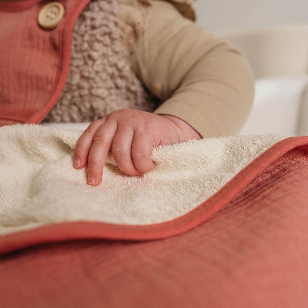 Smikkels Stofbleer Baby/Børn 4-pak 100% Økologisk Bomuld Blå