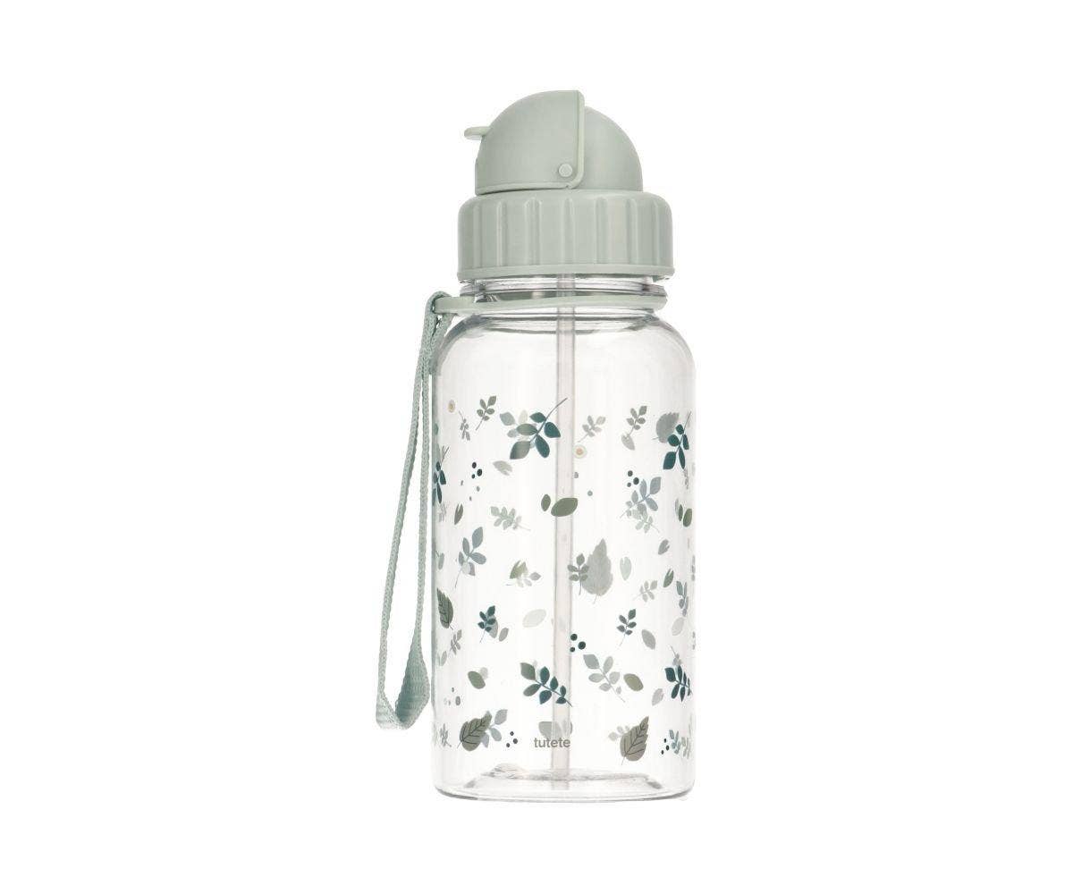 Drinkfles met uitloop in tritan kunststof - 500 ml - Salieblaadjes - Kunststof drinkfles - MamaMilla