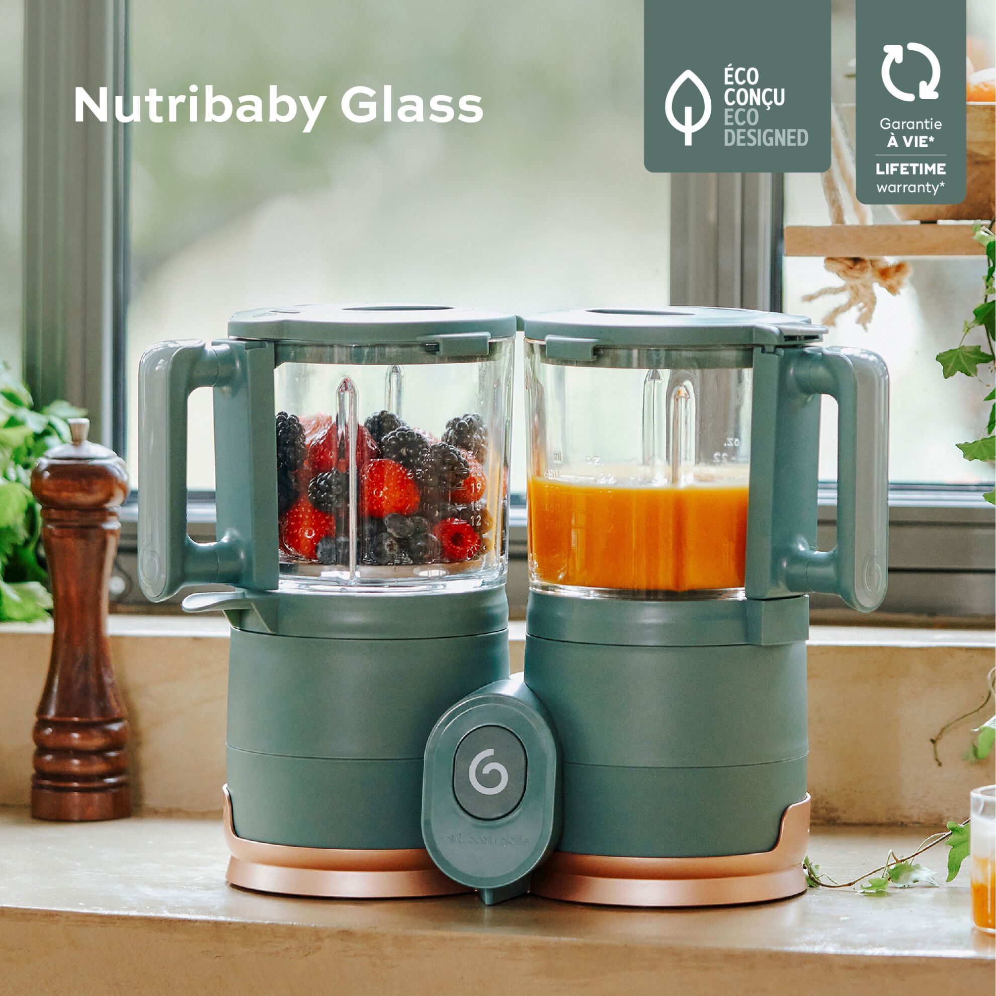 Babymoov Voedselautomaat - Nutribaby One - Glas - Voedselautomaat - MamaMilla