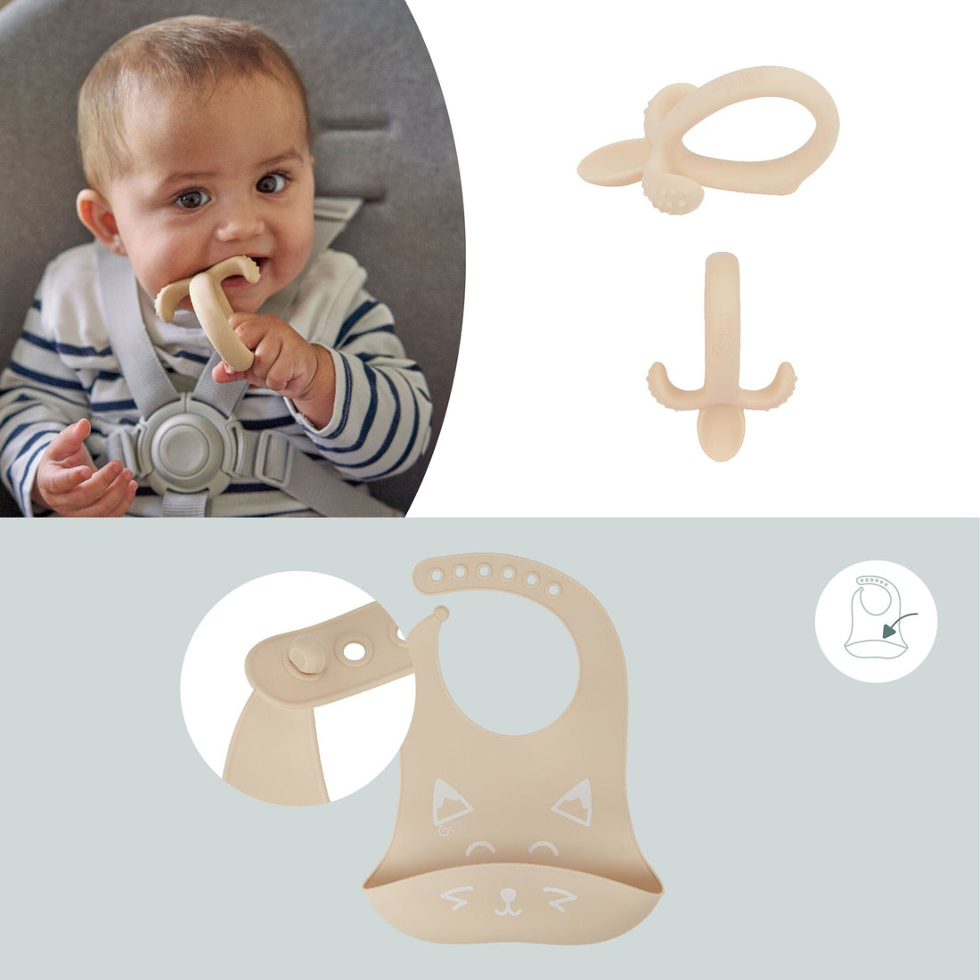 Babymoov Eetset 6-12 maanden - Terracotta Fox - Eetset - MamaMilla