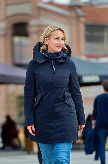Wombat &amp; Co. KOWARI 4-in-1 zwangerschaps-/draagjack voor het hele jaar - Marineblauw - Draagjack - MamaMilla