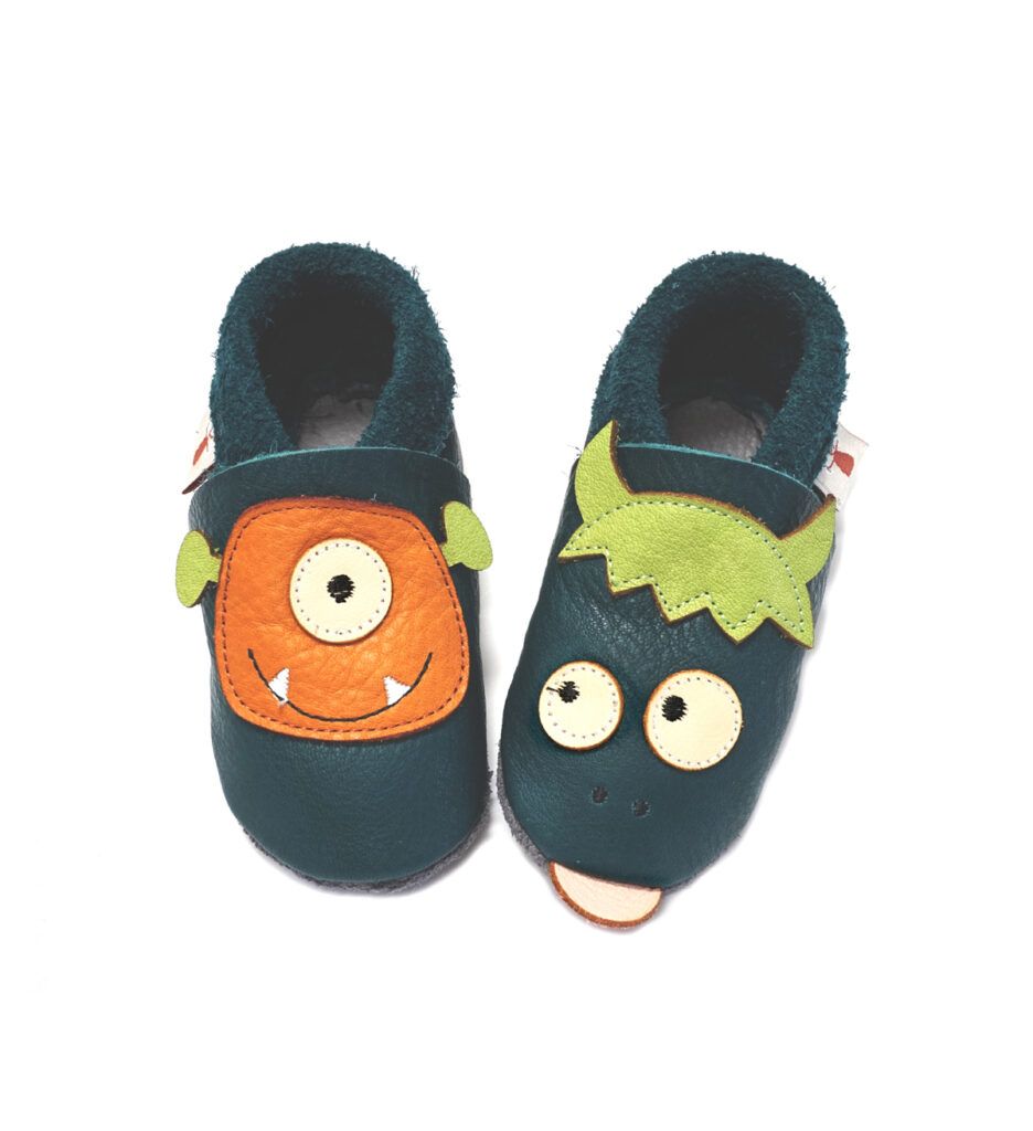 Baobaby Klassieke Babyschoentjes - Monster S - - MamaMilla