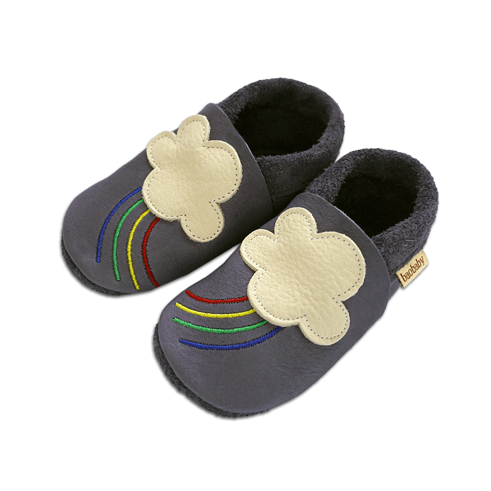 Baobaby Klassieke Babyschoentjes - Regenboog M - - MamaMilla