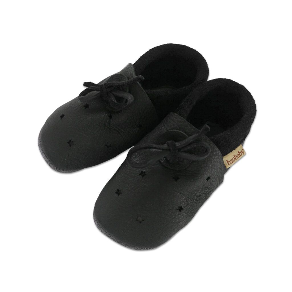 Baobaby Sandalen - Sterren Zwart XL - - MamaMilla