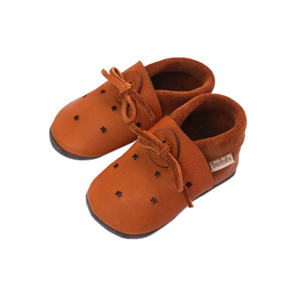 Baobaby Sandalen - Sterren Hazelnoot S - - MamaMilla
