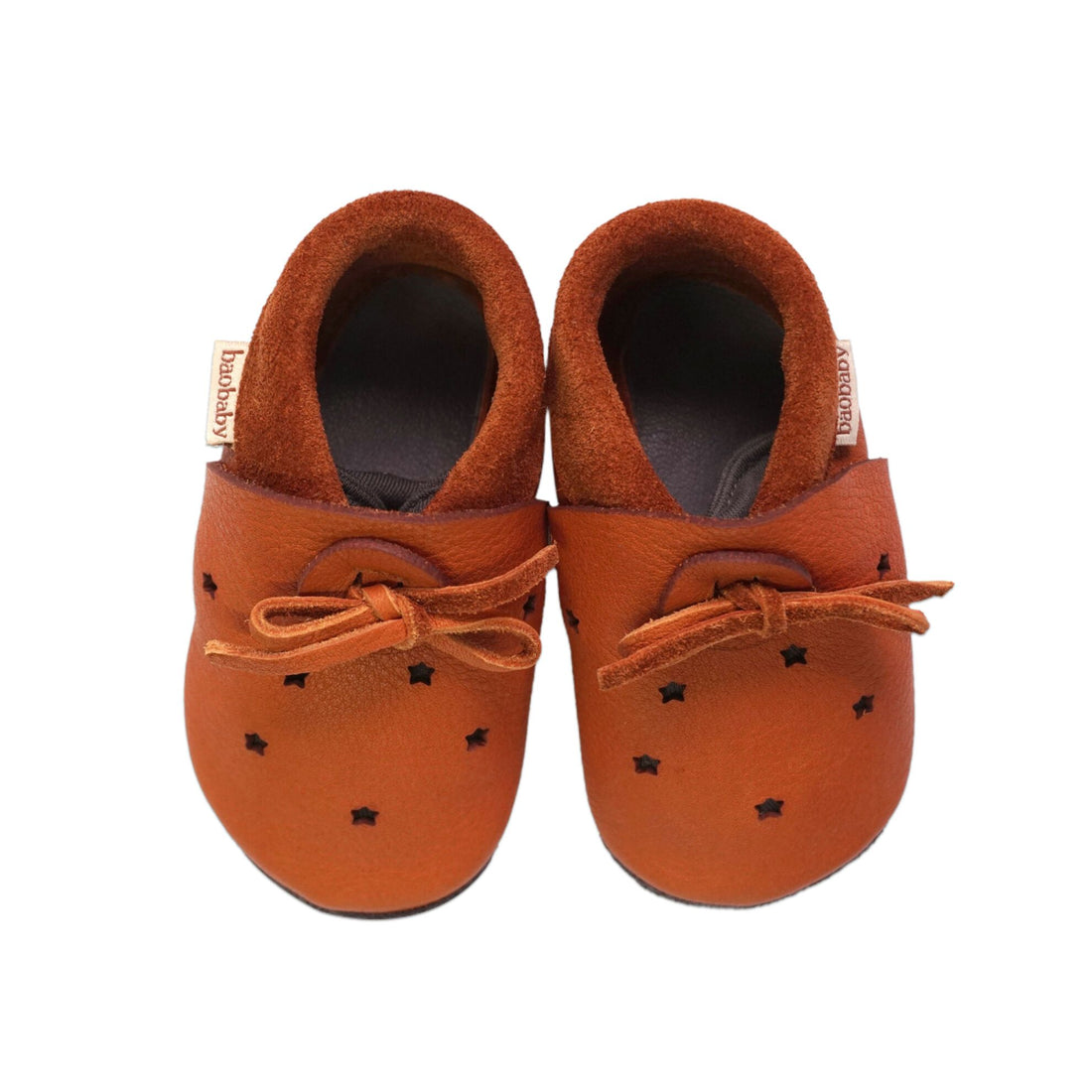 Baobaby Sandalen - Sterren Hazelnoot XL - - MamaMilla