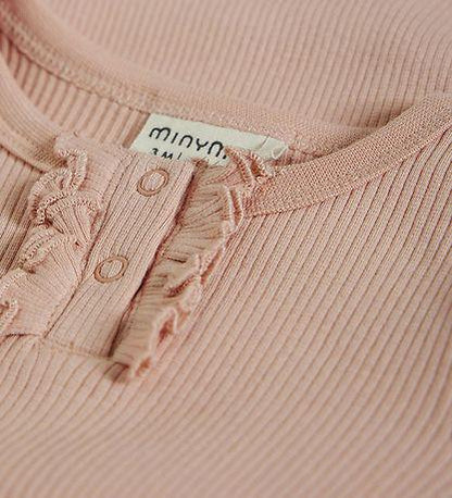 Minymo Body in Rib - Mahonie Rose - Body - MamaMilla