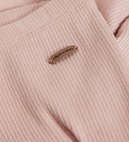 Minymo legging in ribstof - Mahogany Rose - broek - MamaMilla