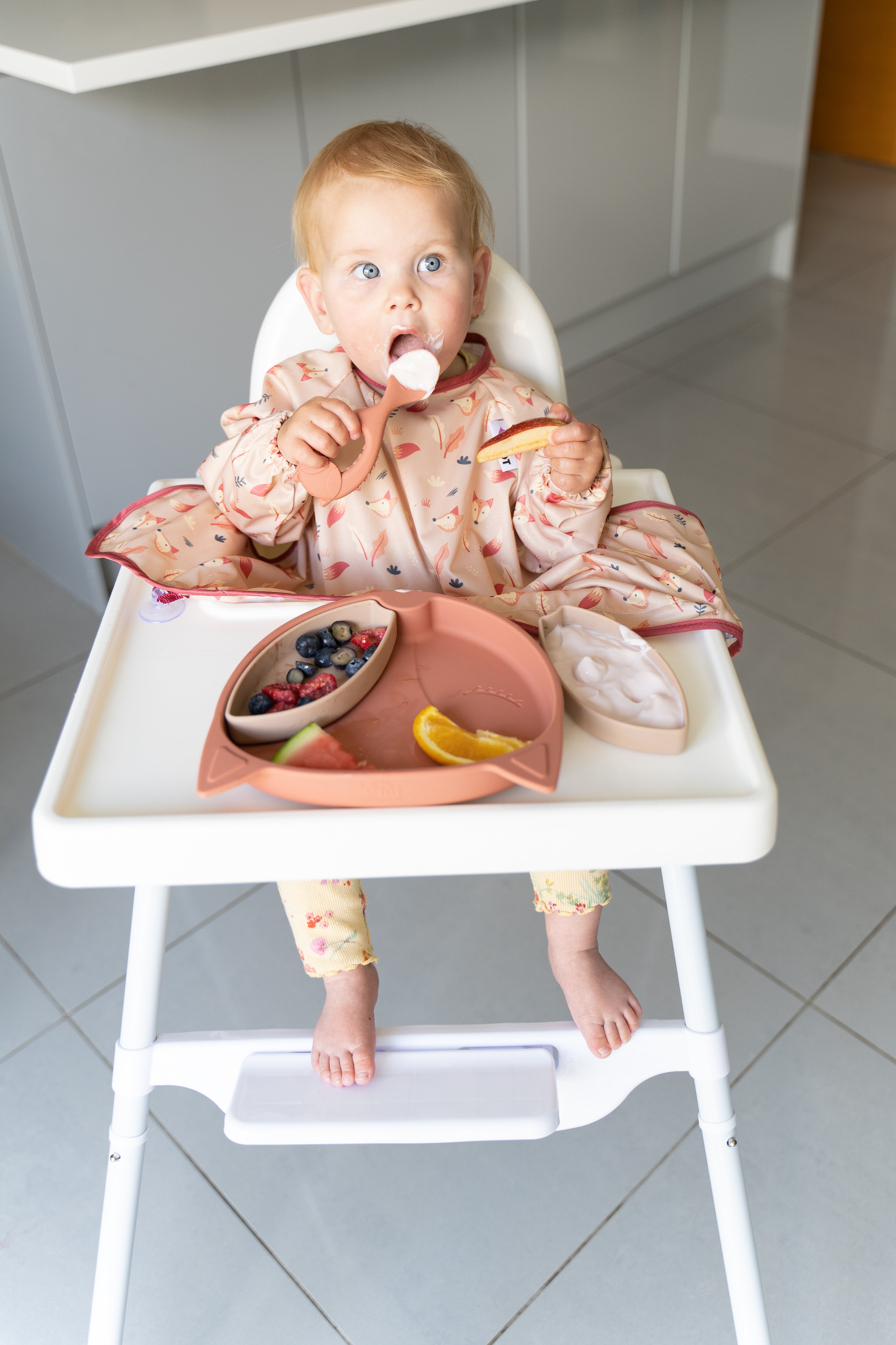 Tidy Tot Siliconen Lepel met Handvat - 2 stuks - Bestek - MamaMilla