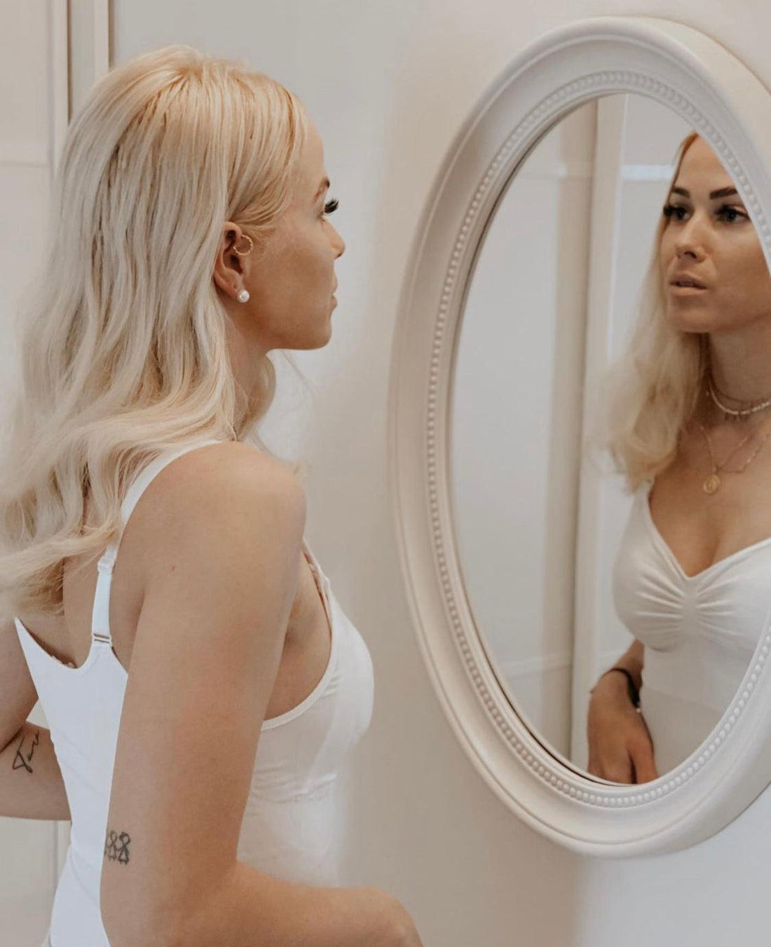 Carriwell Voedingstop met shapewear - Wit - Voedingskleding - MamaMilla