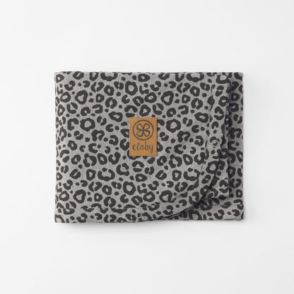 Cloby UV-deken met UPF 50+ - Leopard Black Grey - UV-deken - MamaMilla