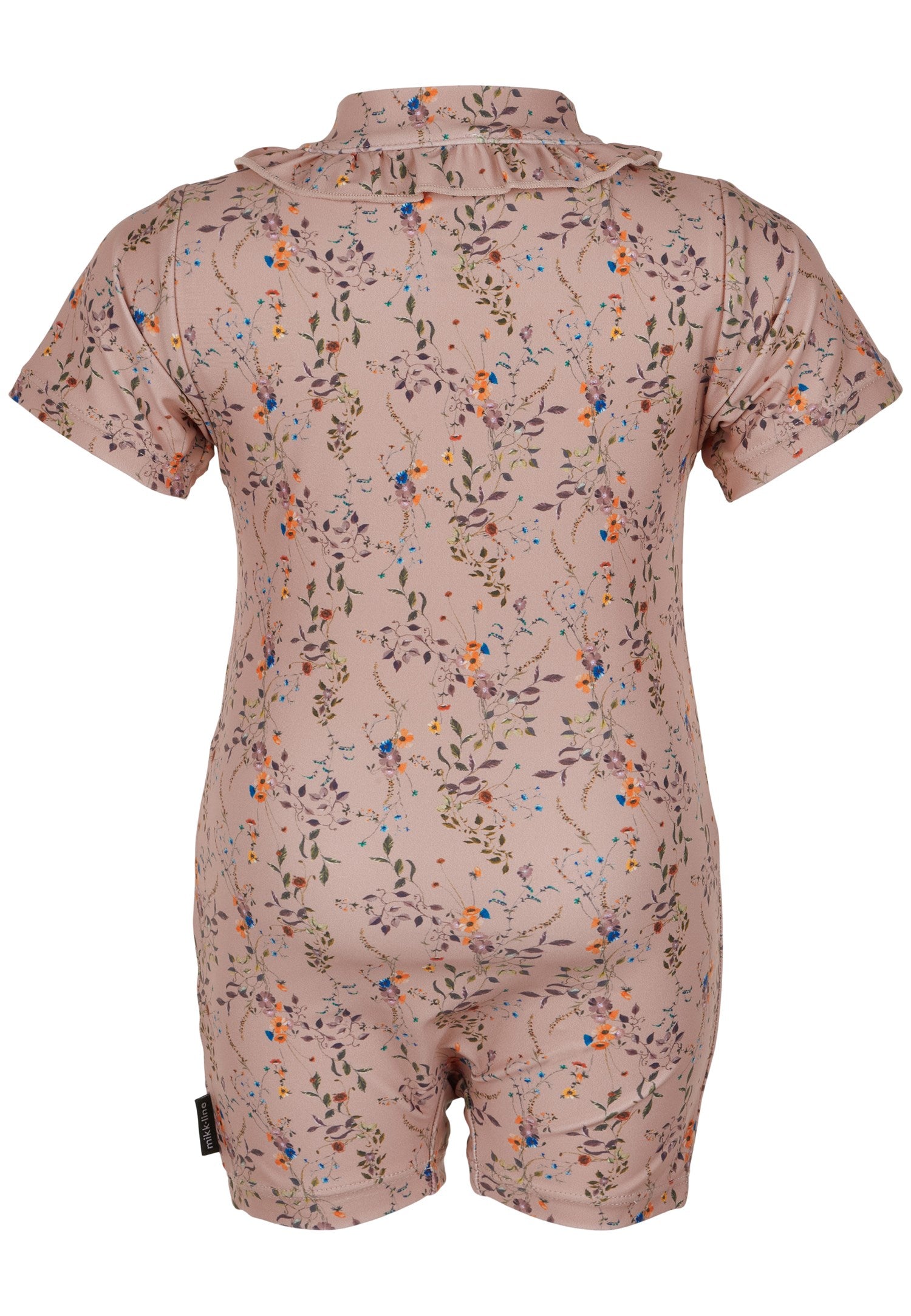 Mikk-line Badpak - Bloemen - Nougat - Badmode - MamaMilla