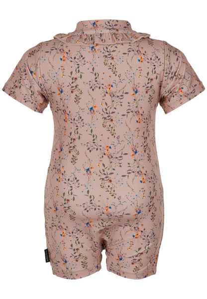 Mikk-line Badpak - Bloemen - Nougat - Badmode - MamaMilla