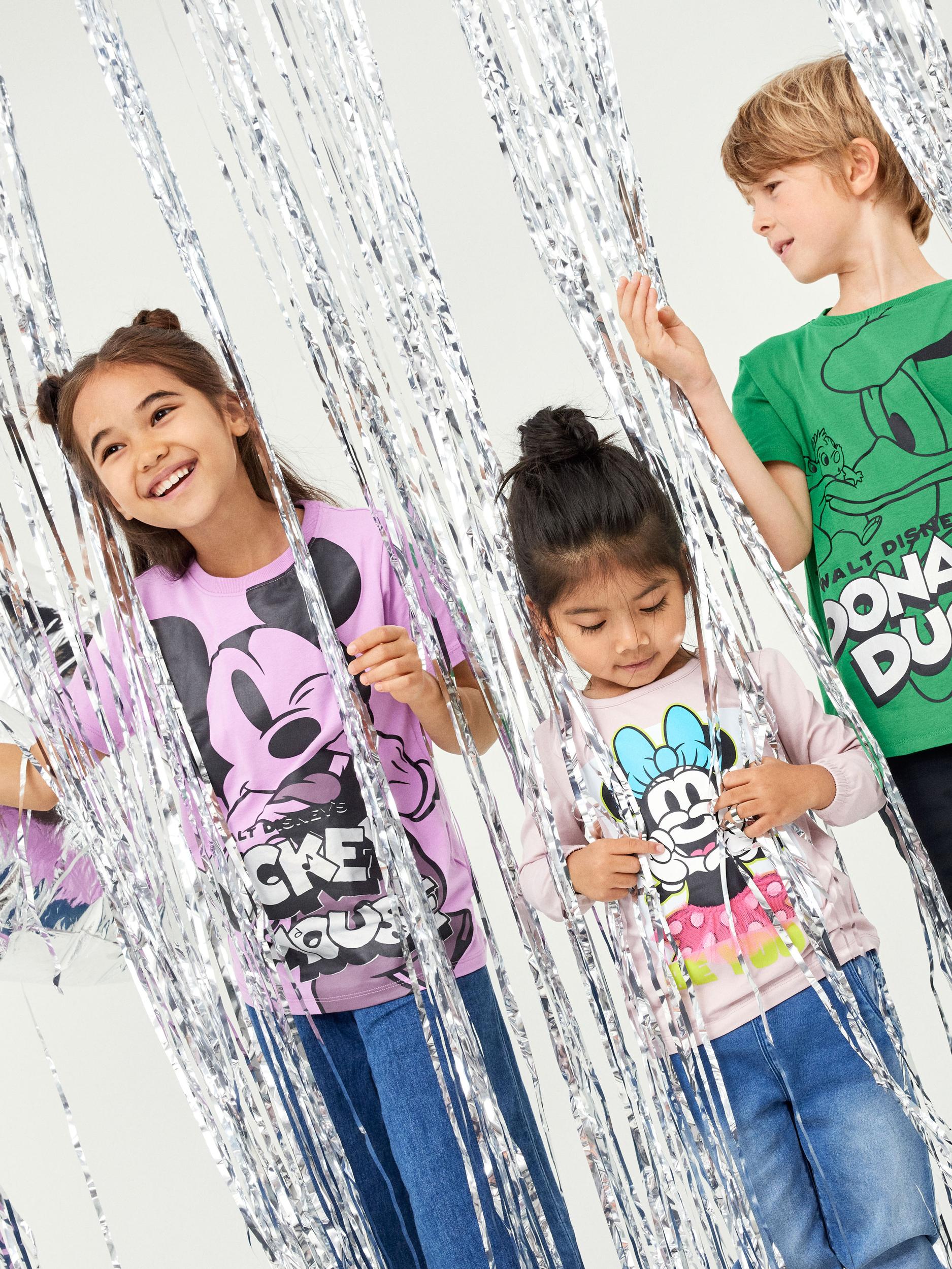 Name it t-shirt met lange mouwen - Minnie Mouse - Violet ijs - t-shirt - MamaMilla