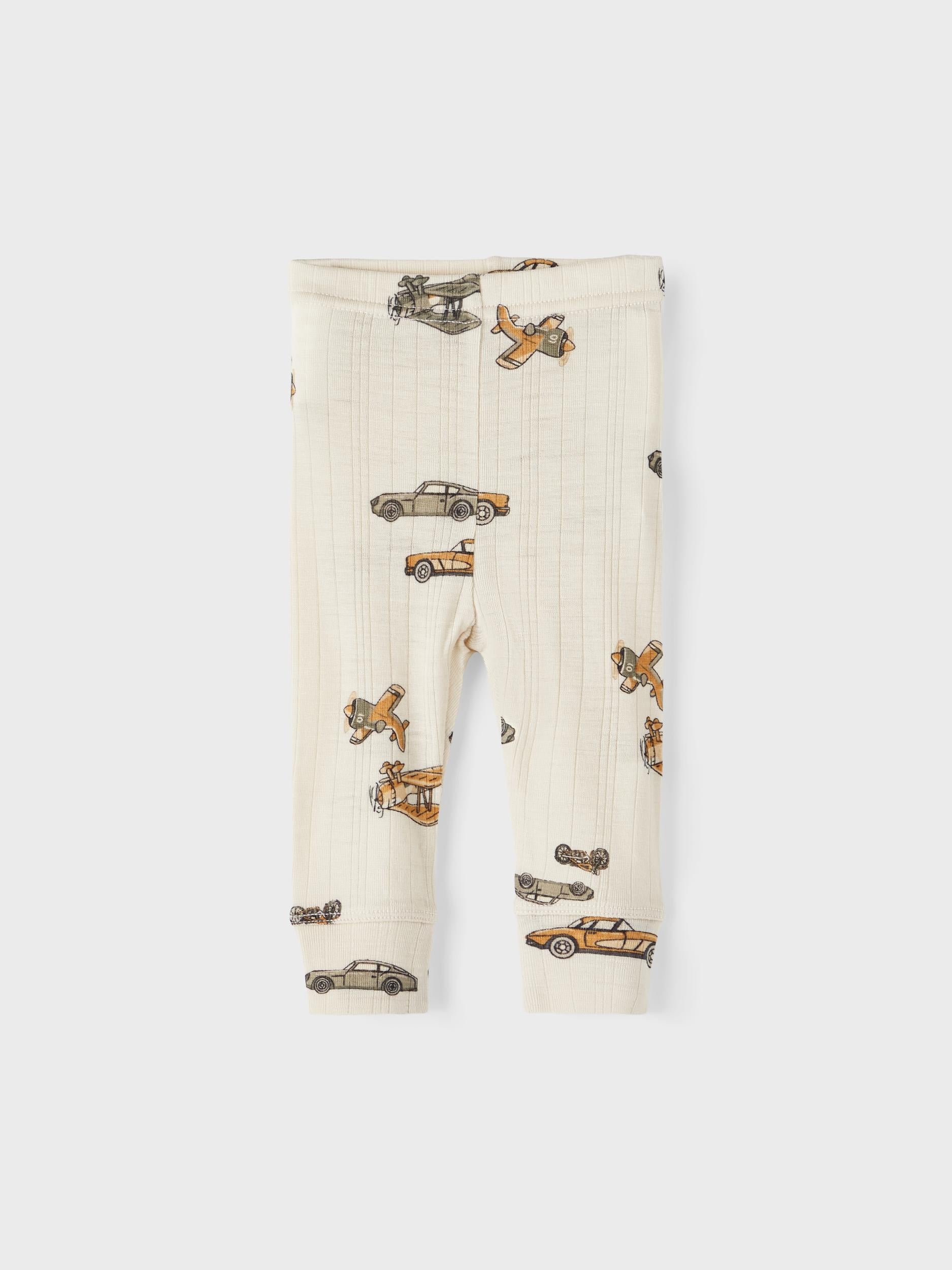 Name it leggings in wol - Motief - Moonbeam - Broek - MamaMilla