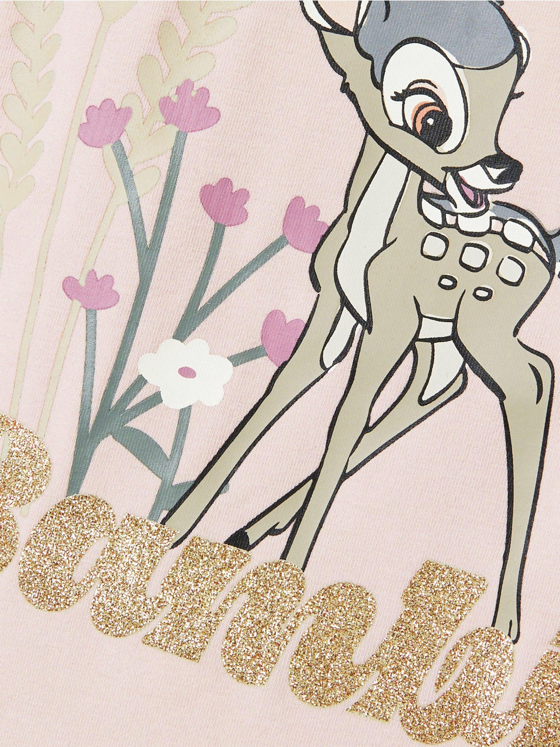 Name it body met Disney motief en glitters - Droma - Bambi - Sepia Rose - Body - MamaMilla