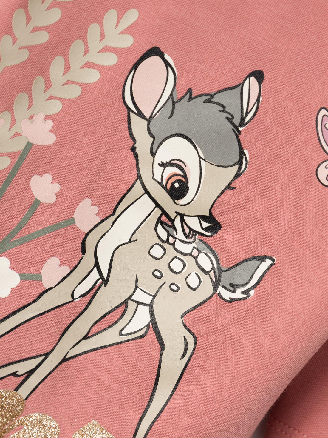 Name it body met Disney motief en glitters - Droma - Bambi - Ash Rose - Body - MamaMilla