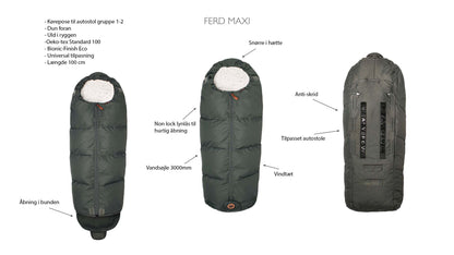 Easygrow FERD MAXI reistas voor autostoel en kinderwagen - Zwart - Reistas - MamaMilla