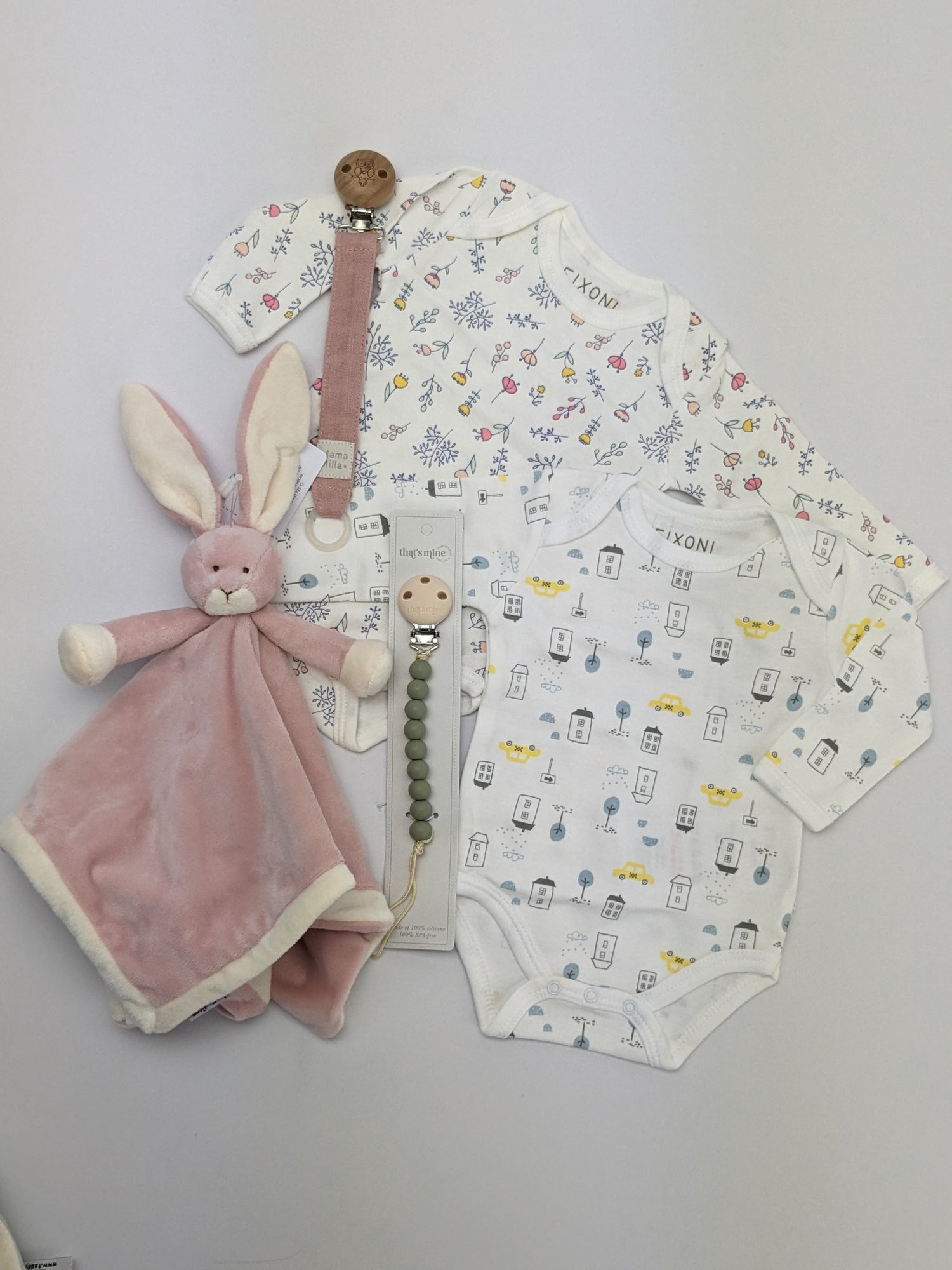 Fixoni body - New Nadja - Bloemen - Wit - Kleding - MamaMilla