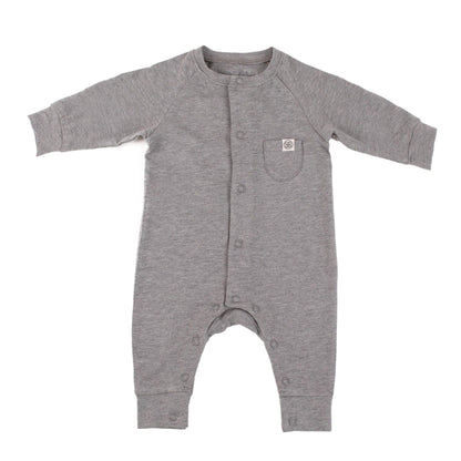 Cloby UV-playsuit - Steengrijs 50/56 - - MamaMilla