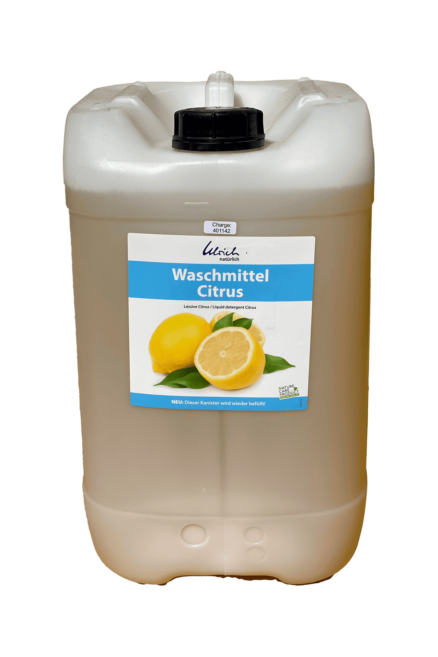 Ulrich Natürlich afwasmiddel met ontkalking - citrusgeur - 25 L - Afwasmiddel - MamaMilla