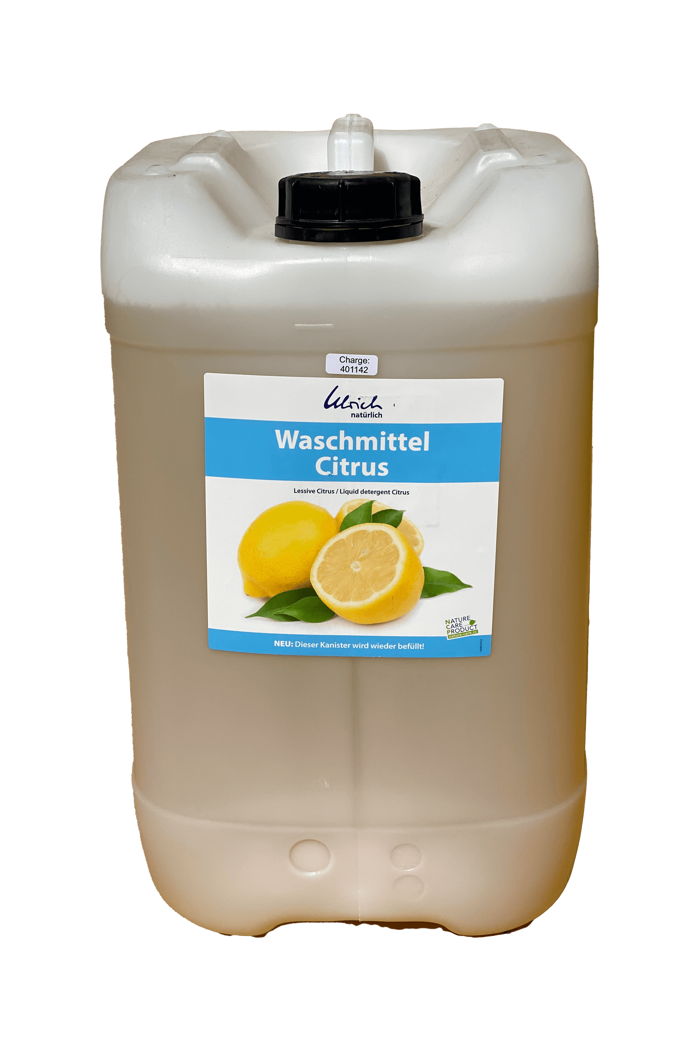 Ulrich Natürlich afwasmiddel met ontkalking - citrusgeur - 25 L - Afwasmiddel - MamaMilla