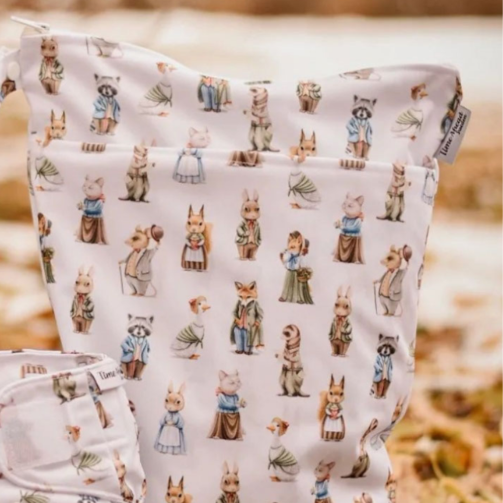 Basis door de tijd vooruit | Wetbag medium: Vårsol - - MamaMilla