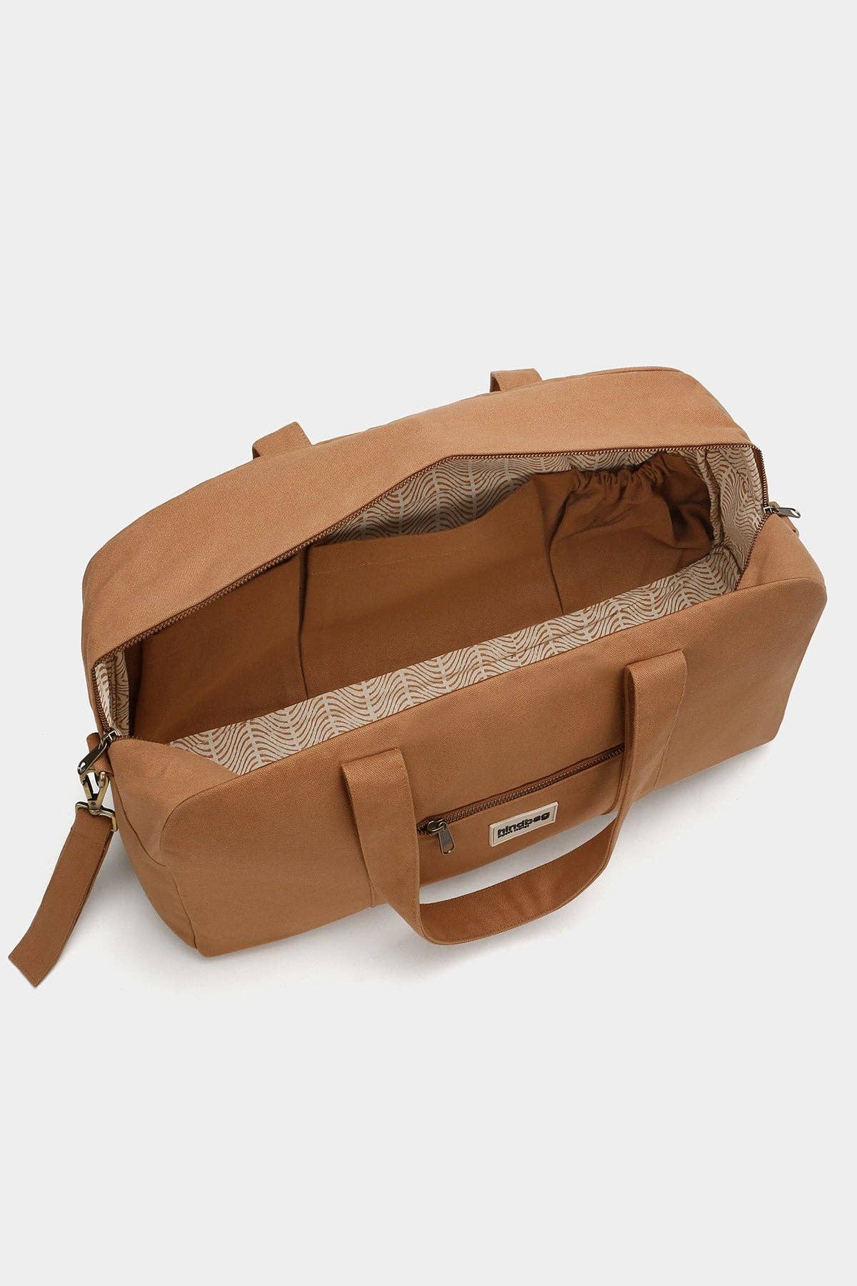 Hindbag Pusletaske Økologisk Bomuld Brun